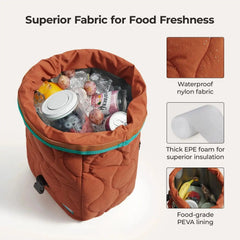Paz Roll Top Lunch Bag